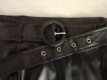Дамска къса кожена пола с висока талия и колан р-р 34 и 38 (XS и M), снимка 9