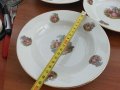 Ретро български порцелан сервиз чинии, снимка 3