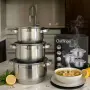 Cheffinger - комплект тенджери от неръждаема стомана – здравина, стил и готвене без компромис, снимка 4