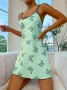 Дамска нощница в ментово зелено , снимка 4