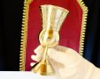 Бронзов бокал за вино,чаша за вино,шедьовър. , снимка 10