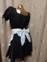 S/M Черна рокля с бяла престилка / камериерка /, снимка 7