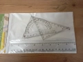 Ученически пособия - подвързии, линии, триъгълници, транспортири, снимка 9