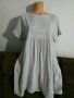 Бледо зелена памучна рокля,XL, снимка 1 - Рокли - 30141146
