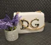 Дамска чанта Dolce & Gabbana skl1 черно,беж,бяло, снимка 3