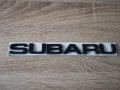 черен надпис емблема Субару Subaru