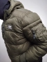 Яке ALPHA INDUSTRIES Hooded Faux Down Puffer – Размер L – Зелен – Отлично състояние, снимка 7
