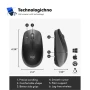 Мишка Logitech M190 Full-size Black/Gray, снимка 8