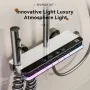Модерен интелигентен душ с дисплей и LED подсветка D36, снимка 3