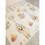 4136 Сгъваемо детско килимче за игра, топлоизолиращо 180x200х1см - модел Лисица и Тигър, снимка 2