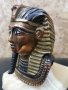 Бронзова статуетка на Египетски фараон , снимка 8