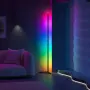 Нова LED ъглова подова лампа (140 см), RGBIC, с управление чрез приложение и дистанционно, снимка 2
