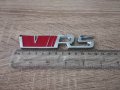 Skoda VRS шкода ВРС емблеми надписи червено със сребристо, снимка 2