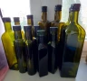 Бутилки, шишета с широко гърло, с капачки на винт, 17 броя, снимка 1