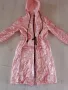 Розово дълго яке Л-ХЛ, снимка 1