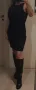 СТРАХОТНА черна рокля по тялото с отворен гръб, снимка 5