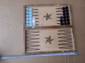 Стар дървен шах с табла, снимка 6