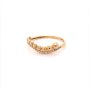 Златен дамски пръстен 1,40гр. размер:57 14кр. проба:585 модел:20052-2, снимка 1 - Пръстени - 42528667
