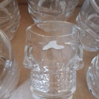 Нови дебело прозрачно стъкло чаши за шотове с форма череп, снимка 2 - Други - 42445328