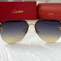 Cartier 2023 мъжки слънчеви очила авиатор унисекс дамски слънчеви очила, снимка 4 - Слънчеви и диоптрични очила - 42842614