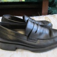 HOGAN черни мъжки обувки от естествена кожа размер UK-7.5; EUR-41.5., снимка 1 - Ежедневни обувки - 34111044