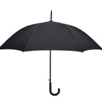 Чадър за дъжд бастун автоматичен черен 86,5 см, снимка 2 - Други - 42877813
