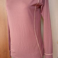 Еластични блузи от памук, цвят пепел от рози 🍀♥️L,XL,2XL♥️🍀арт.4421, снимка 1 - Блузи с дълъг ръкав и пуловери - 37607830
