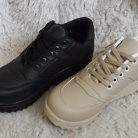 Обувки, уокмакс, черни и бежови, код 94/ББ2/40, снимка 5 - Дамски ежедневни обувки - 42652198