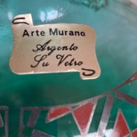 Оригинална италианска ваза  Мурано , снимка 7 - Антикварни и старинни предмети - 38299207