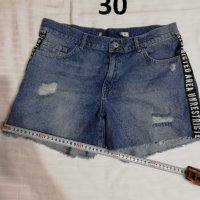 Къси секси дамски панталонки дънкови панталони за жени момичета дрехи облекло за горещо лято пролет , снимка 14 - Панталони - 37663350