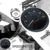 LCD цифров скоростомер 12V Универсален, за мотоциклети Тахометър Измерване на ниво на маслото, снимка 5 - Части - 42519976