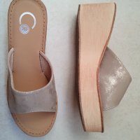 Дамски кожени сандали , снимка 1 - Сандали - 42208986