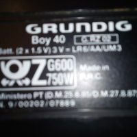 Радио Радиоприемник Grundig  boy 40, снимка 6 - Радиокасетофони, транзистори - 44930878