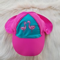 Плажна шапка със защита на вратлето 1-2 години, снимка 14 - Бебешки шапки - 40373735