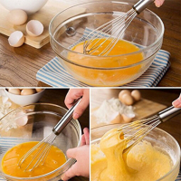 Телена кухненска бъркалка за разбиване на яйца , снимка 3 - Прибори за хранене, готвене и сервиране - 36532543