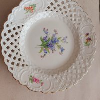 Фирма Майсен''Meissen Porcelain''чинийки за сладко и декорация, снимка 15 - Чинии - 42216690