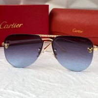 Cartier 2023 мъжки слънчеви очила авиатор унисекс дамски слънчеви очила, снимка 6 - Слънчеви и диоптрични очила - 42813452