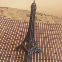 Сувенир метален Айфелова кула, снимка 3 - Статуетки - 29301719