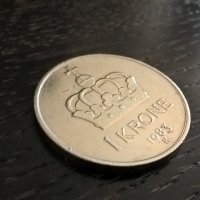 Mонета - Норвегия - 1 крона | 1983г., снимка 1 - Нумизматика и бонистика - 30464611