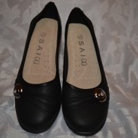 5 Чифта Черни Дамски Обувки Sai Bai Sun Артикул №061, снимка 3 - Дамски ежедневни обувки - 30963262