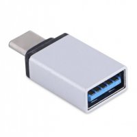 OTG преходник за захранване USB-А 3.0(ж)/TYPE-C(м), снимка 1 - USB кабели - 31022743