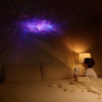 Нови Астронавт звезден проектор, Нощна лампа за деца, 360 настройка, модел ULTRA, снимка 16 - Настолни лампи - 42791917