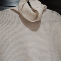Дълъг и пухкав пуловер, снимка 3 - Блузи с дълъг ръкав и пуловери - 31789471