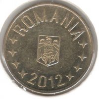 Romania-1 Ban-2012-KM# 189-Eagle without crown, снимка 1 - Нумизматика и бонистика - 38277034