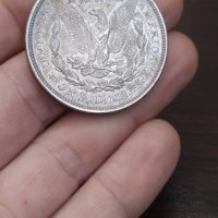 Сребърна Монета 1921 ONE DOLLAR-Оригинална , снимка 5 - Нумизматика и бонистика - 44415960