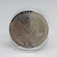 Монеро монета / Monero Coin ( XMR ) - Silver, снимка 3 - Нумизматика и бонистика - 38573841
