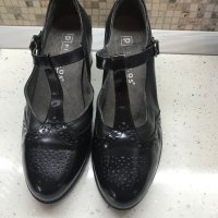 Дамски летни обувки със ток ,,PITILLOS” номер 38, снимка 1 - Дамски обувки на ток - 29812801