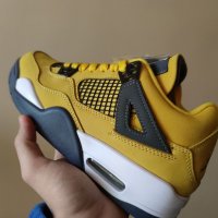 Nike Air Jordan 4 Retro Lightning Yellow Pikachu Нови Кецове Обувки Маратонки Размер 39 , снимка 11 - Кецове - 38295780