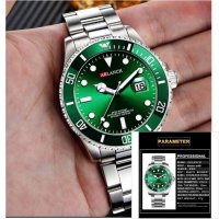 Луксозен мъжки кварцов часовник ARLANCH/Международна гаранция 12 месеца, снимка 3 - Мъжки - 31947883