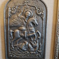 Оброчна икона "Свети Георги", снимка 4 - Антикварни и старинни предмети - 44243316